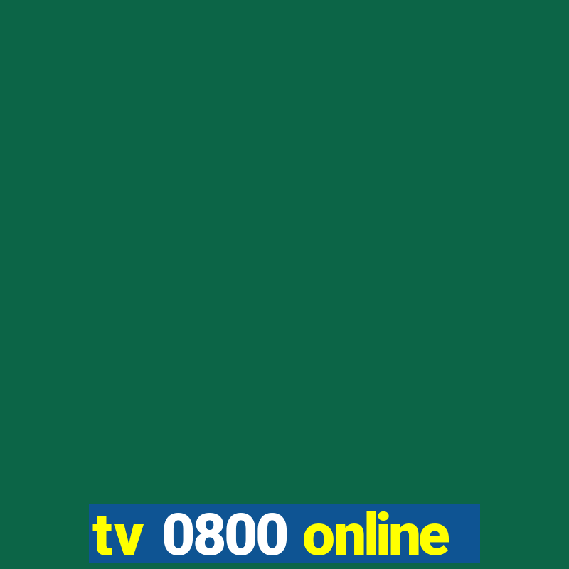 tv 0800 online